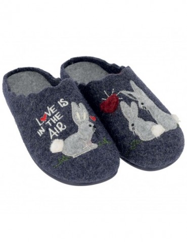 S4233 - Soft wool slipper -...